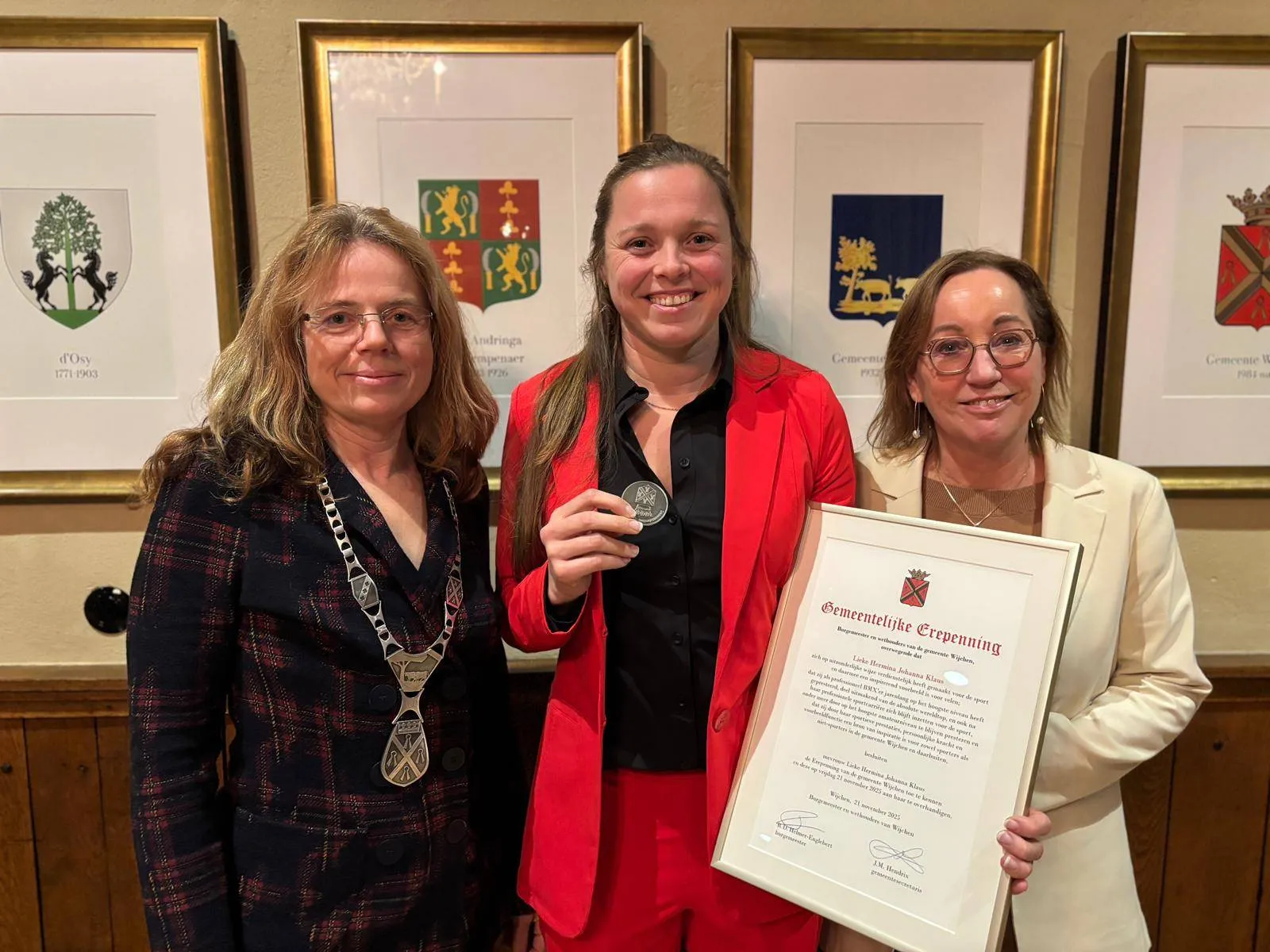 Erepenning Lieke Klaus