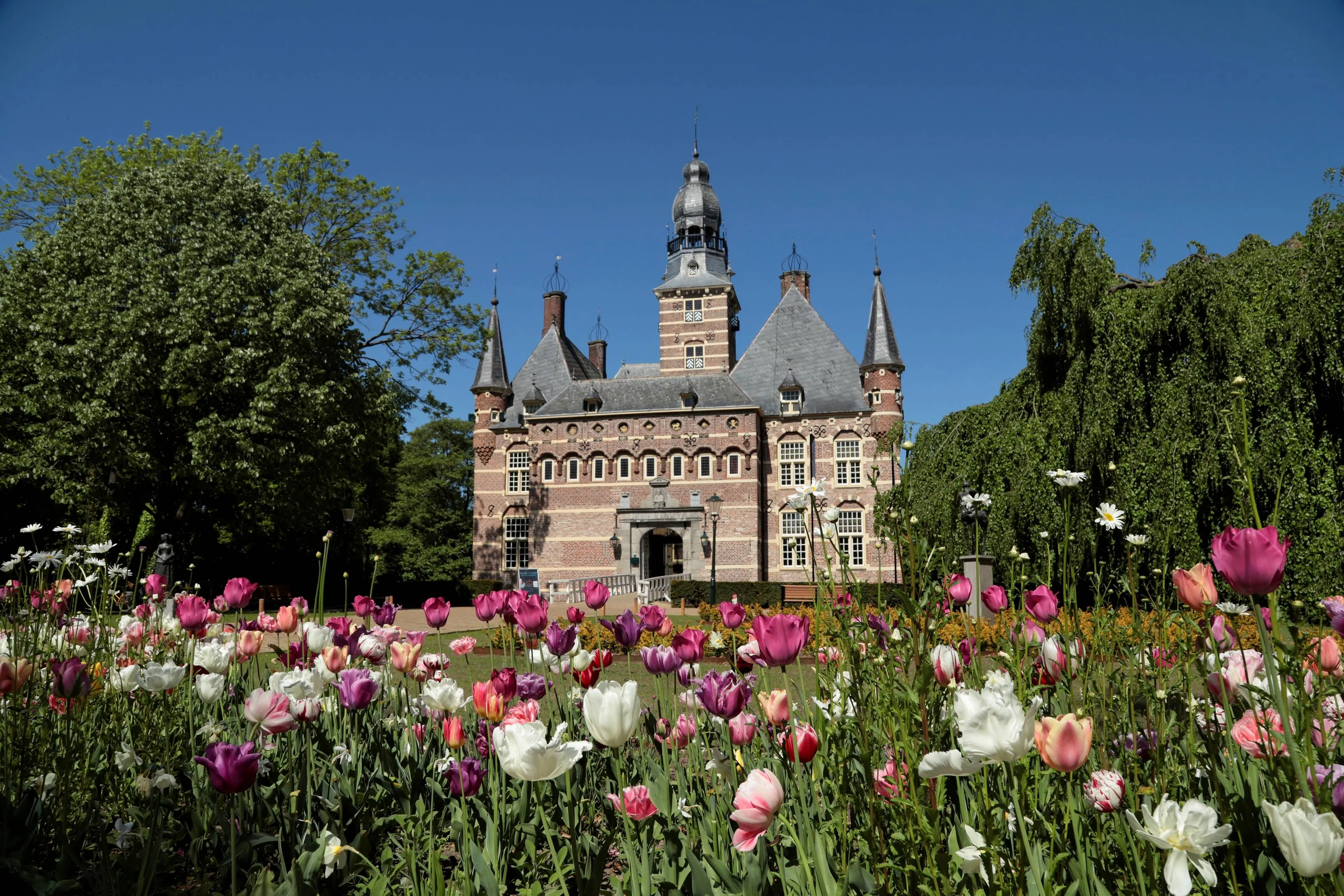Kasteel met tulpen 1