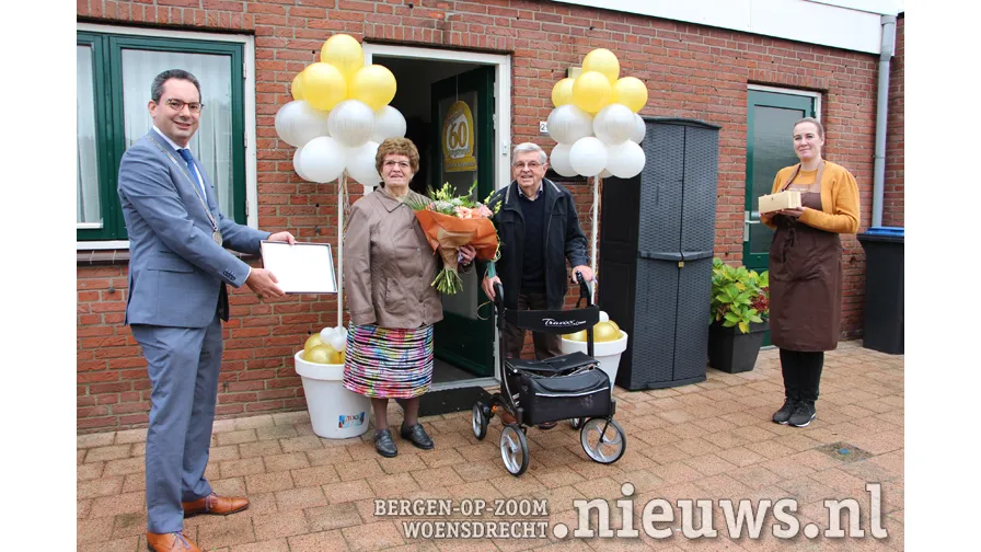 echtpaar stoffels kortus 60jaar getrouwd huwelijksakte