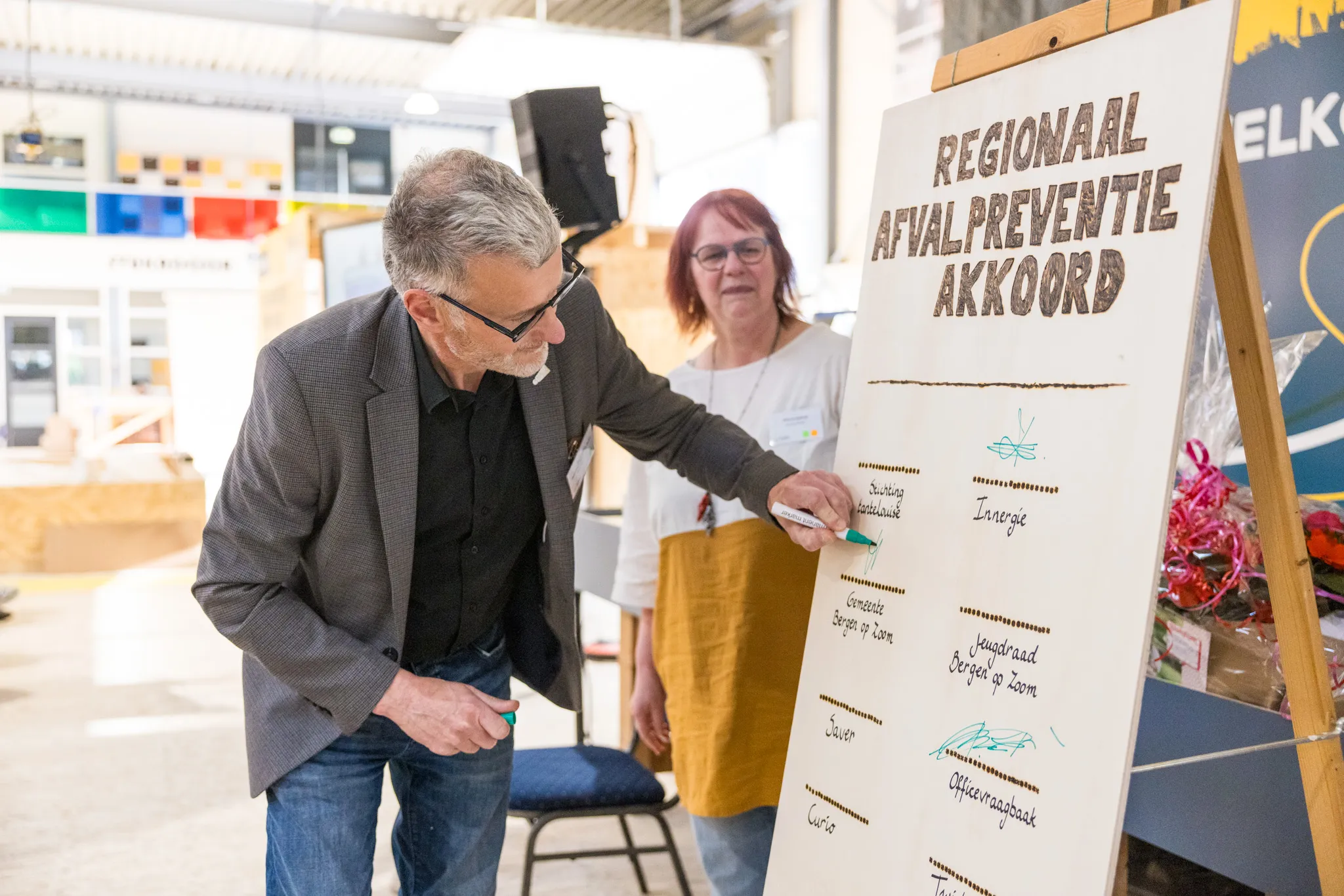 ondertekenen regionaal afval preventieakkoord