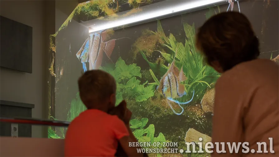 projecties zorgen voor minder angst bij kinderen in het bravis ziekenhuis