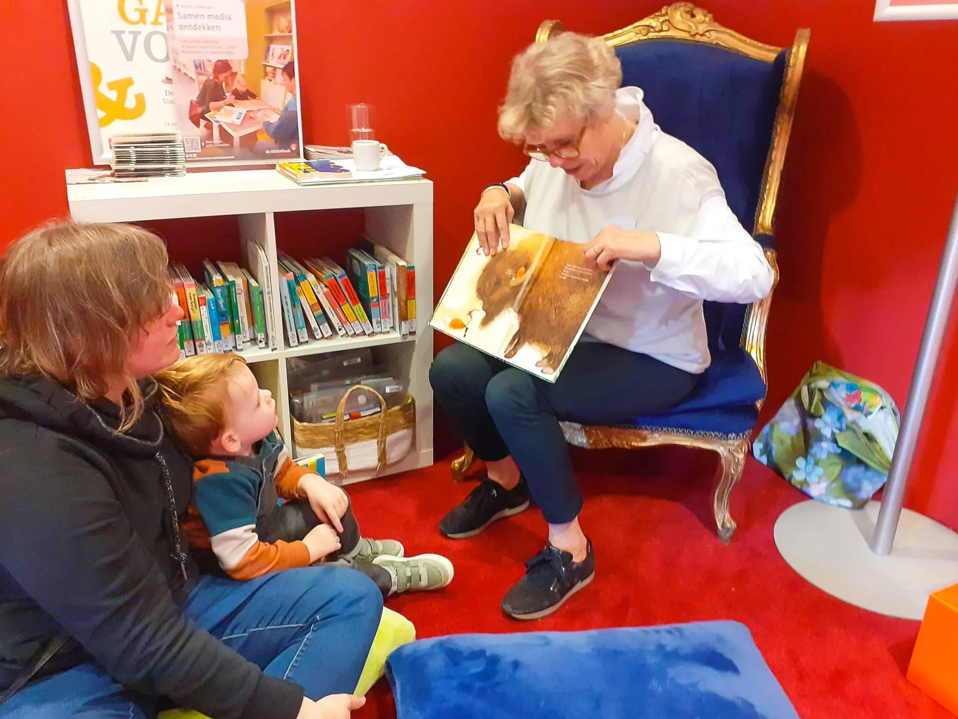 bwb voorlezen in de bieb