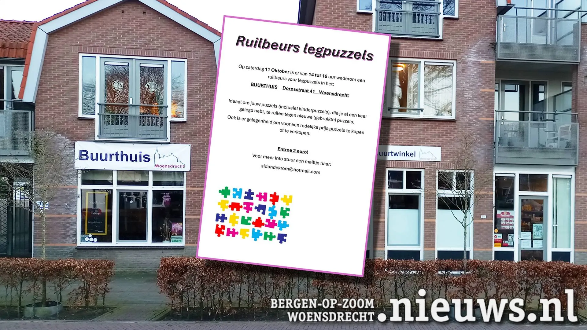 puzzelruilbeurs buurthuis 11 oktober 2025