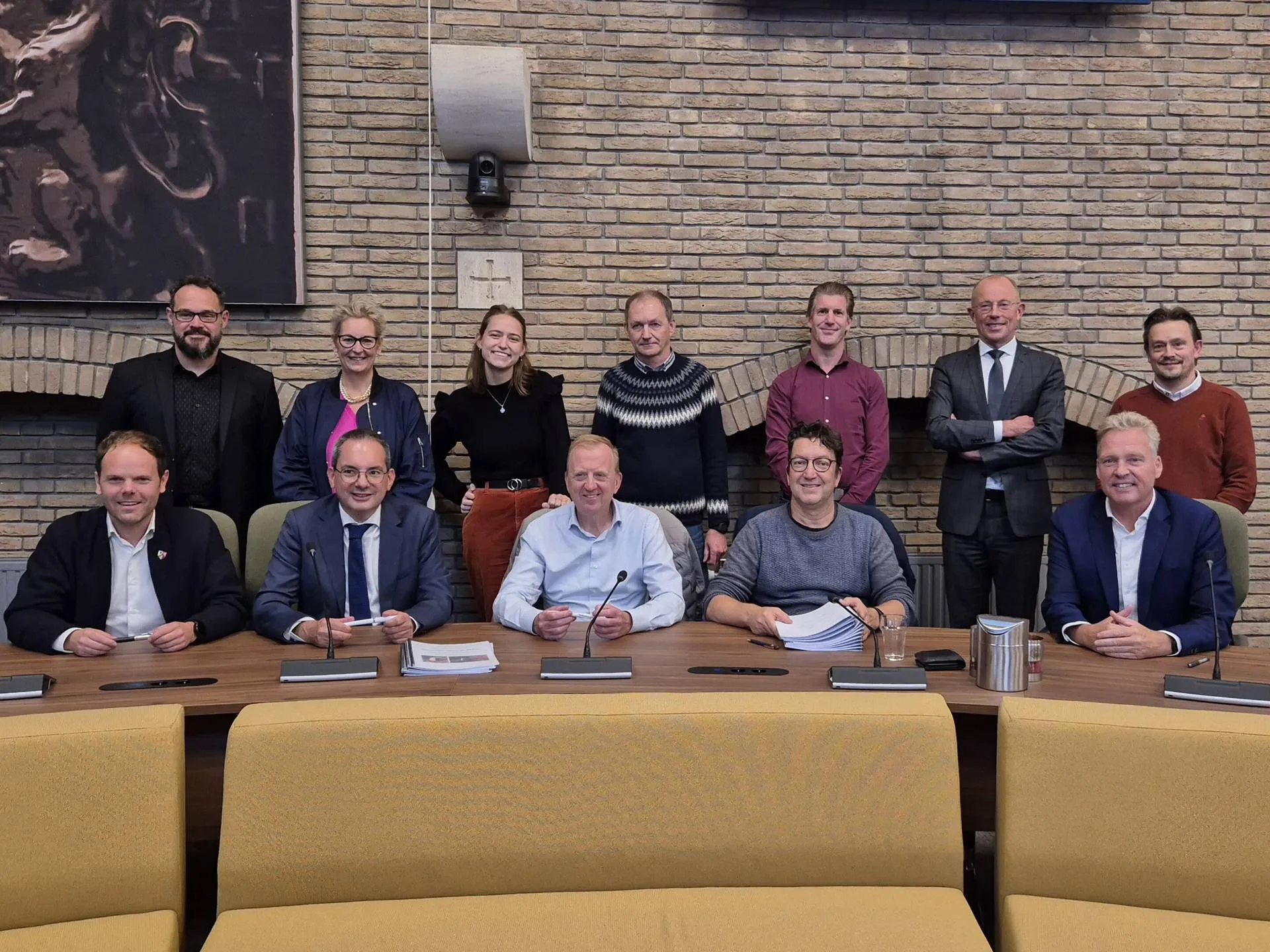 Ondertekening grenspalen en -stenen