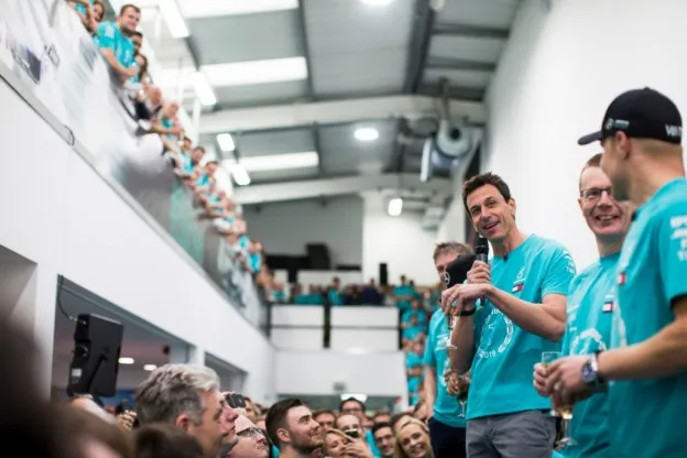 Mercedes feest kampioenschap 2018jpg