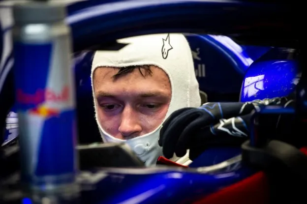 Daniil Kvyat Abu Dhabi test 2018jpg