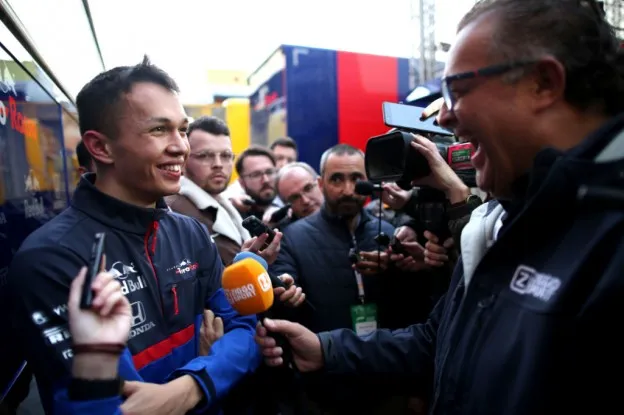 Alexander Albon Toro Rosso wintertest Barcelona 2019jpg