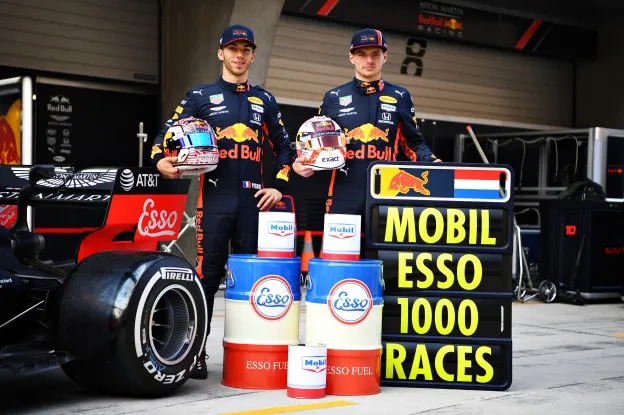 Verstappen Gasly 1000 races Chinajpg