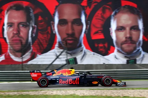 Verstappen Vettel schilderingjpg