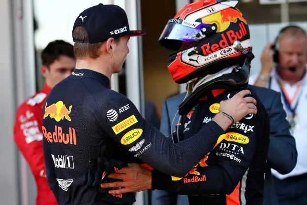 Max Verstappen Pierre Gasly red bull gp oostenrijkjpg
