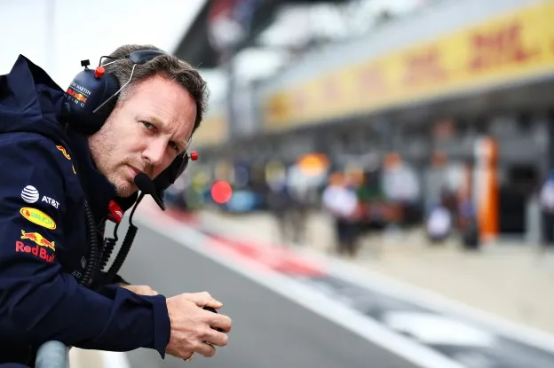 Horner kijkt regenjpg