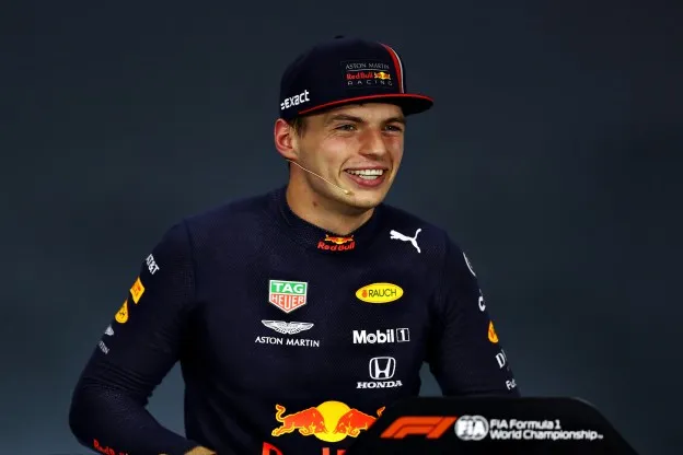Verstappen persconferentie Hongarije 2019jpg