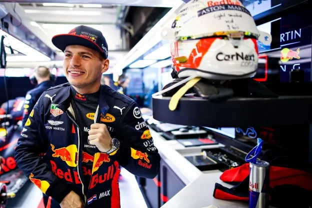 Verstappen blij Barcelona 2020jpg
