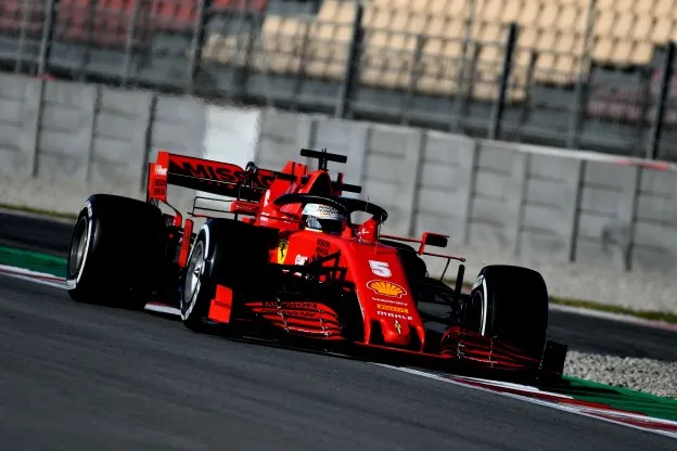 Vettel 2020 Barcelona test Ferrarijpg