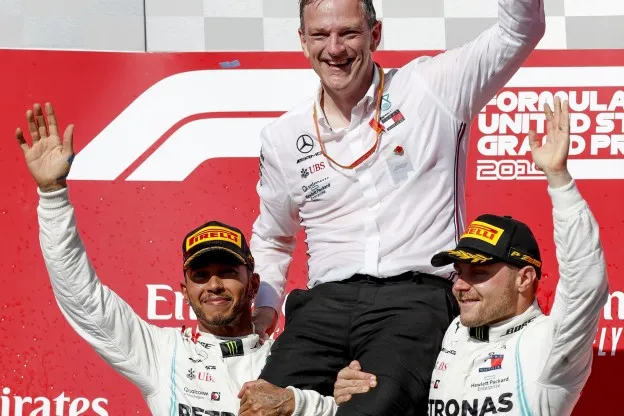 James Allison Mercedes podiumjpg