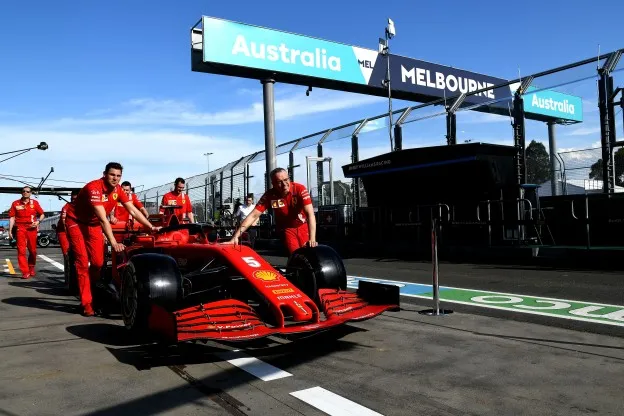 Ferrari team melbourne 2020