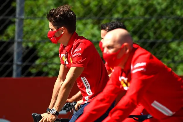 Charles Leclerc Ferrari mondkapjejpg