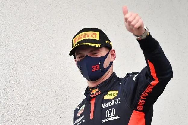 Max Verstappen mondkapje hongarijejpg