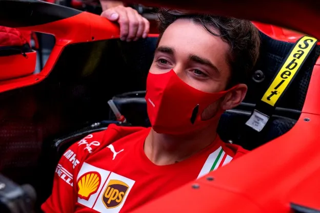 Leclerc cockpit ferrarijpg