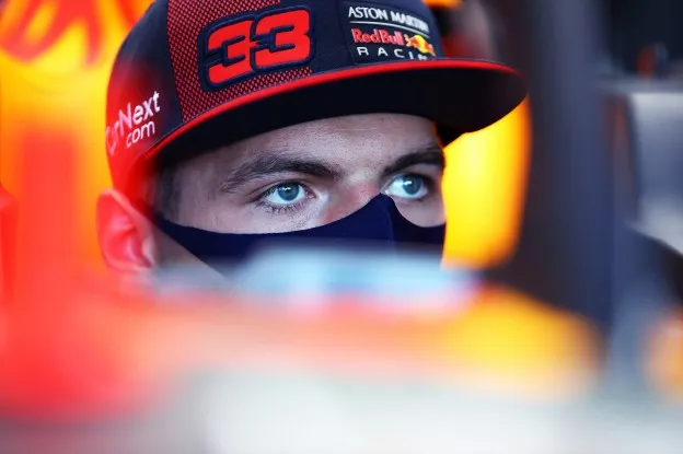 Verstappen RB16 Silverstone donderdag 2020jpg