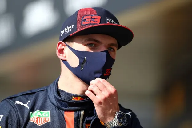 Verstappen serieus Silverstone 2020jpg