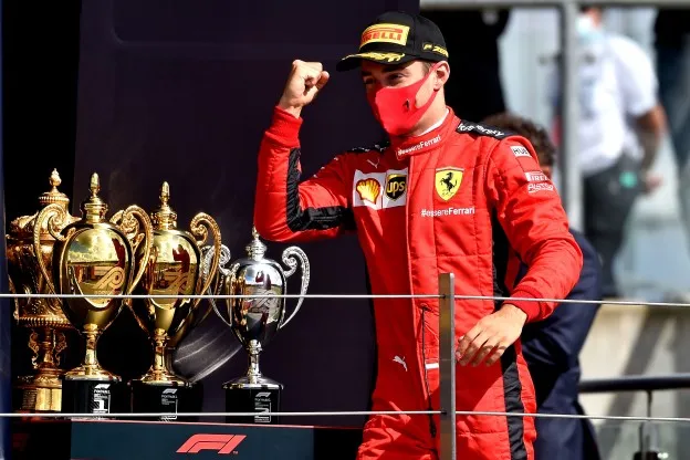 Leclerc podium engelandjpg
