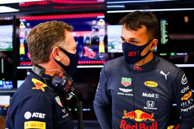 Horner Albon Spanje 2020jpg