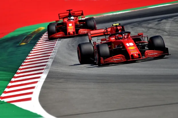vettel leclerc spanje 2020jpg