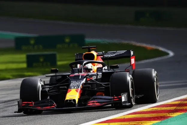 Verstappen rijdend België 2020