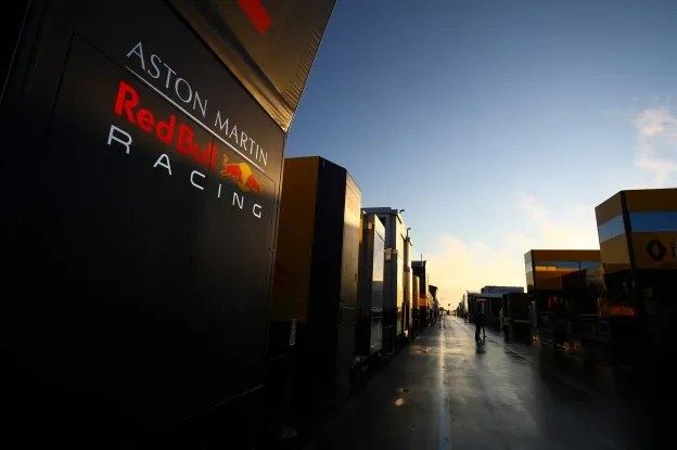 Red Bull motorhome paddock Duitsland 2020jpg