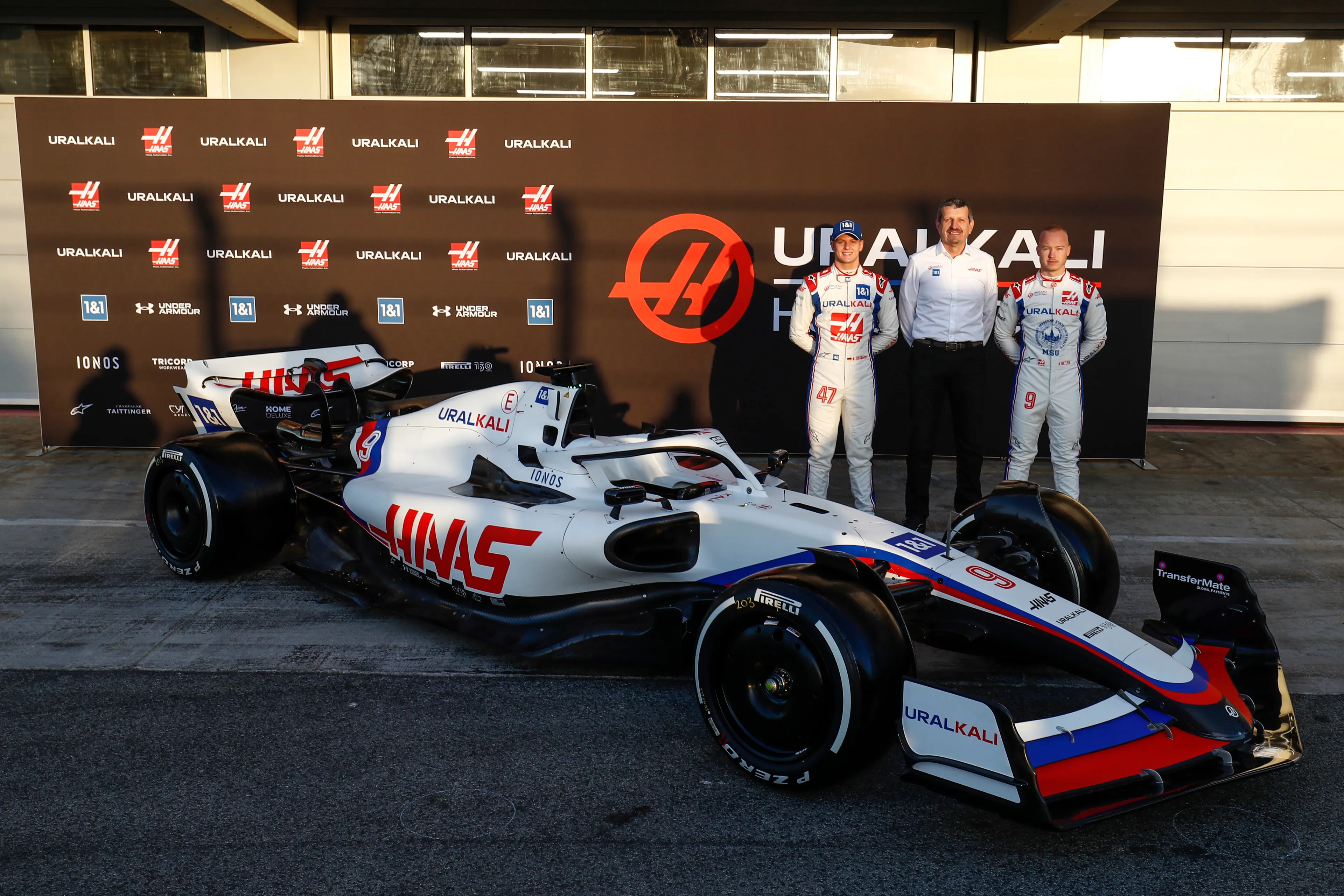 VF22 guenther steiner mick schumacher nikita mazepin