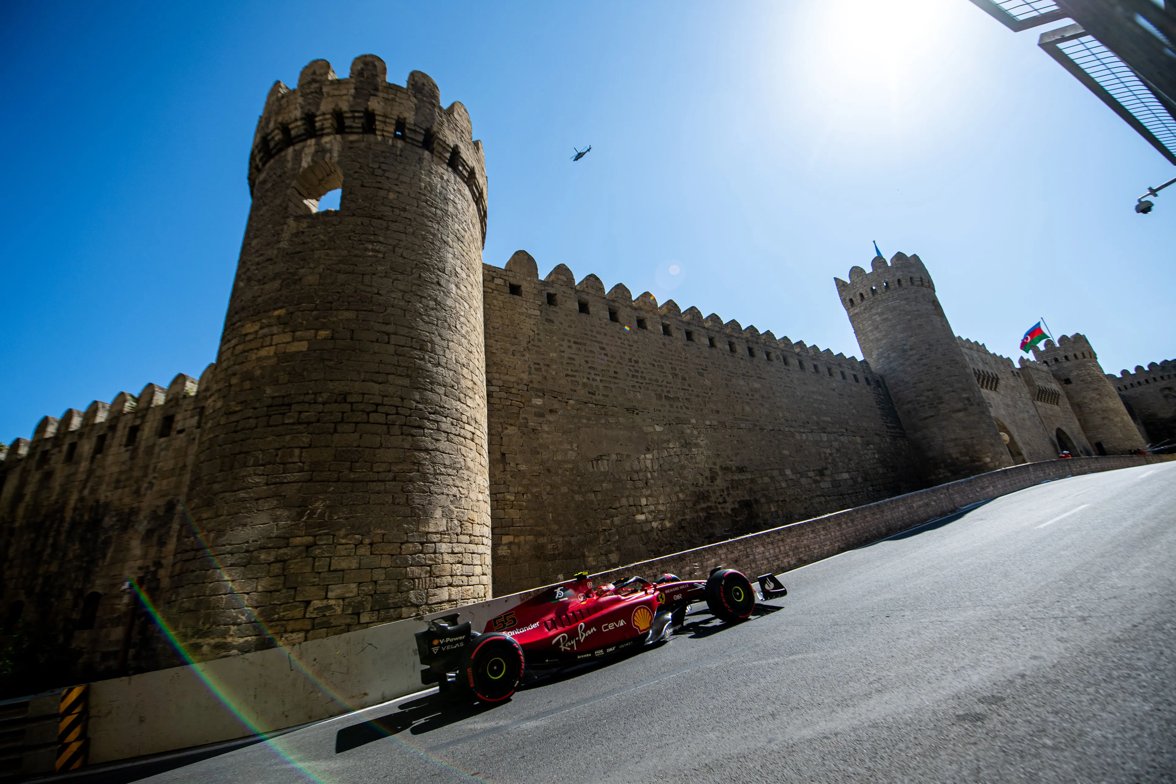 baku 2022 ferrari race