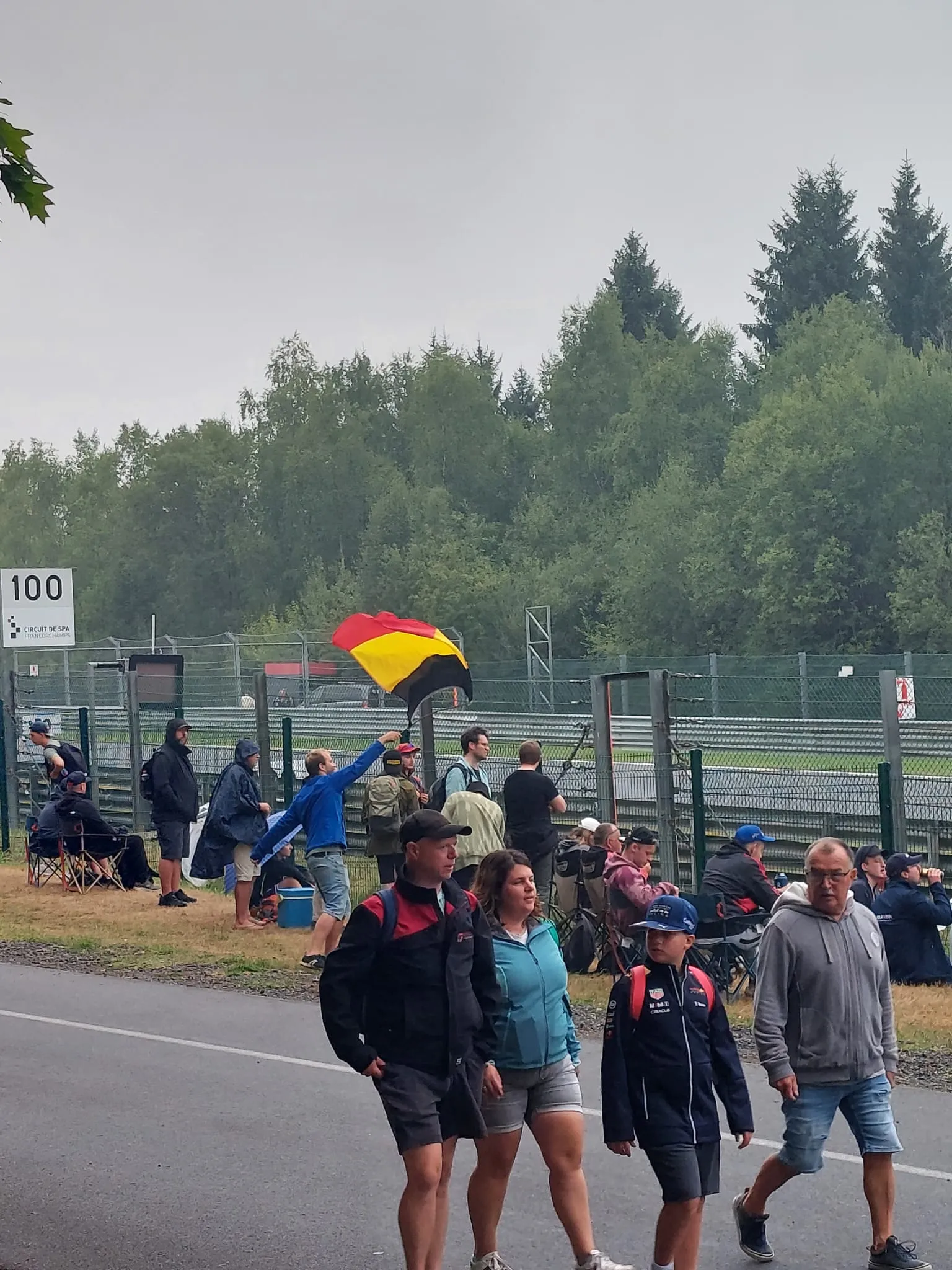 Spa Franchorchamps België vlag