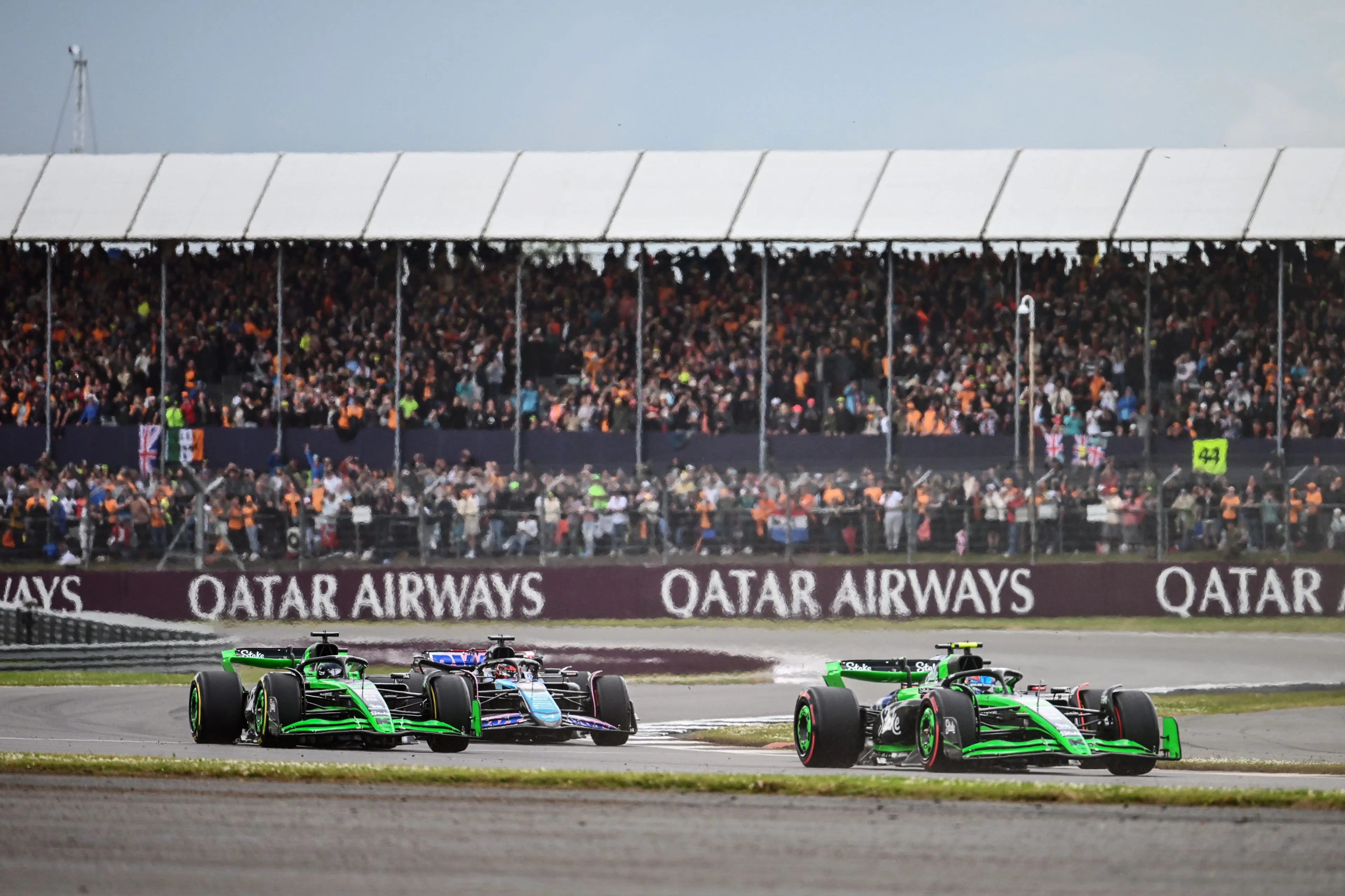 stake sauber f1 team 2024 silverstone bottas zhou