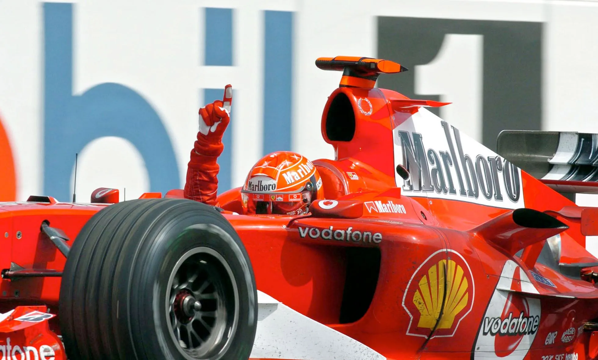 michael schumacher ferrari win 2004 duitsland