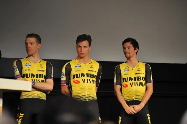 JV Steven Kruijswijk Dylan Groenewegen Primoz Roglic1JPG