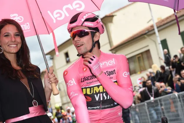 Sirotti Primoz Roglic roze Giro dItalia