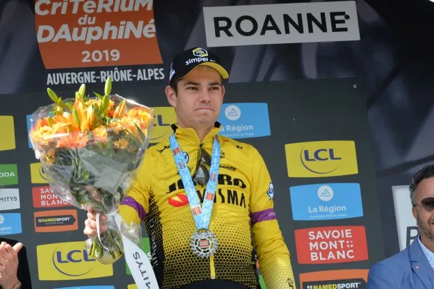Sirotti Wout van Aert podium Dauphinejpg