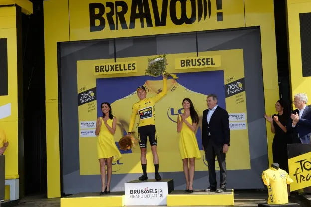 Sirotti Mike Teunissen geel Tour de Francejpg