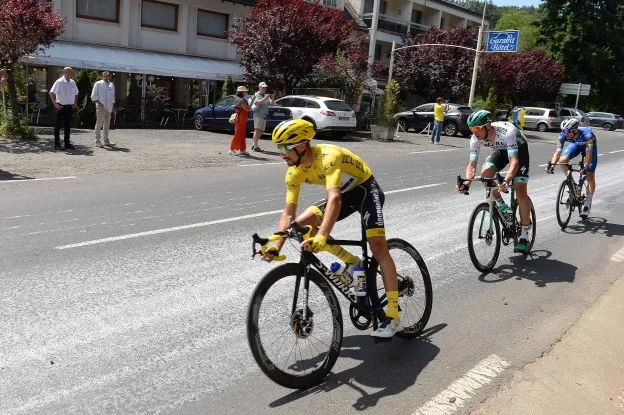 Sirotti Julian Alaphilippe gele trui Tour de Francejpg