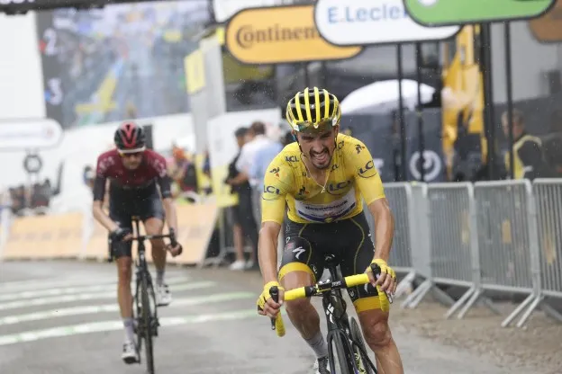 Sirotti Julian Alaphilippe gele trui Tour de Francejpg