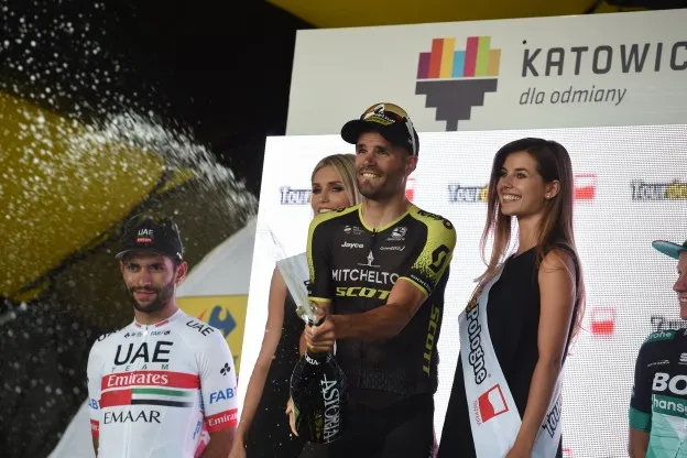 Sirotti Luka Mezgec Ronde van Polen Podiumjpg