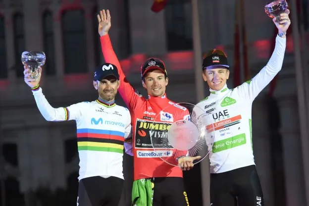 Sirotti Valverde Roglic Pogacar Vueltajpg