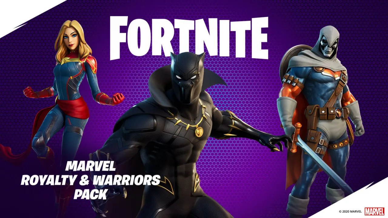 fortnite marvel royalty and warriors packf1608627976
