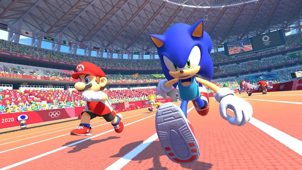 mario and sonic at the olympic games