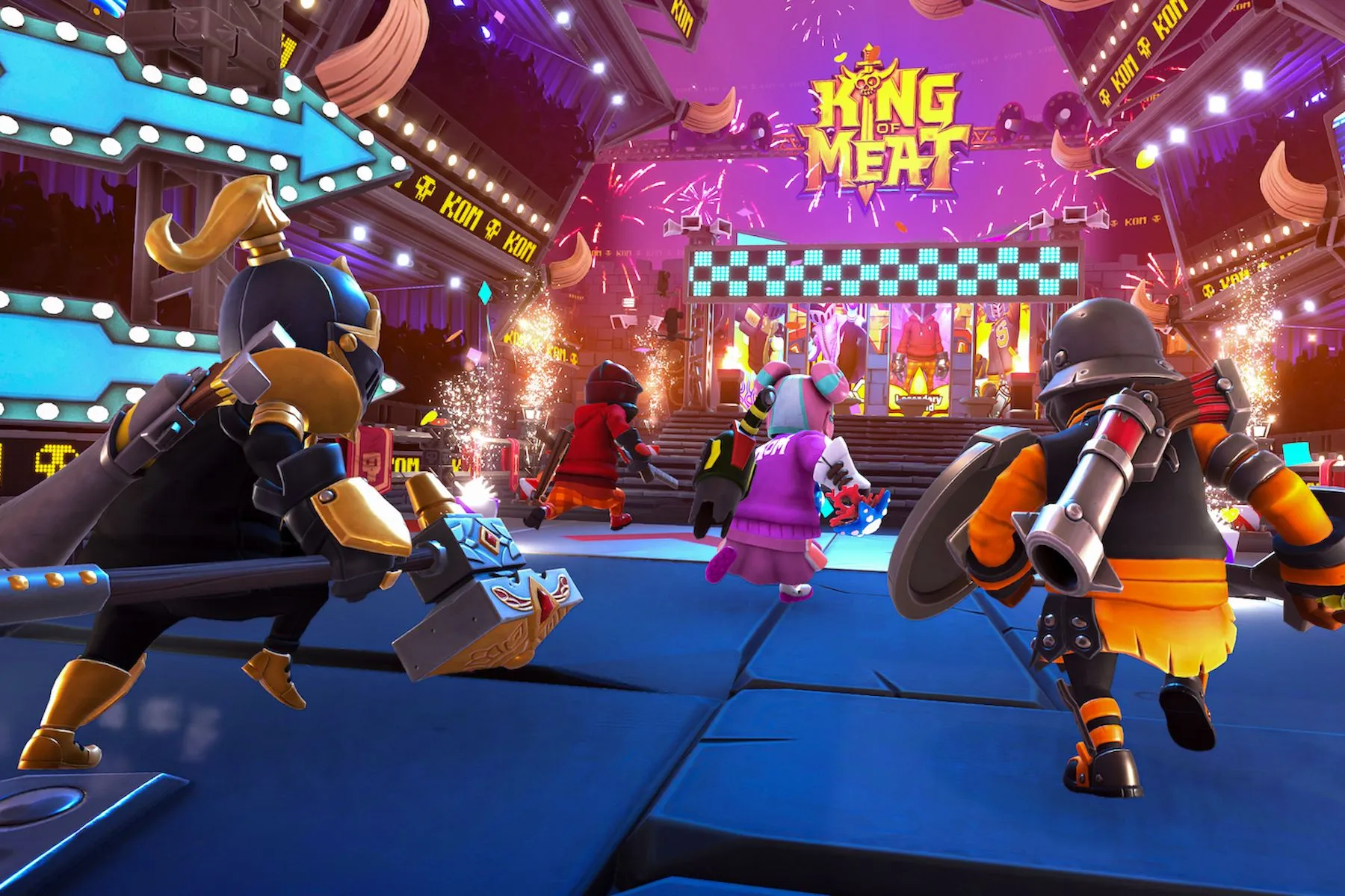 king of meat rennen