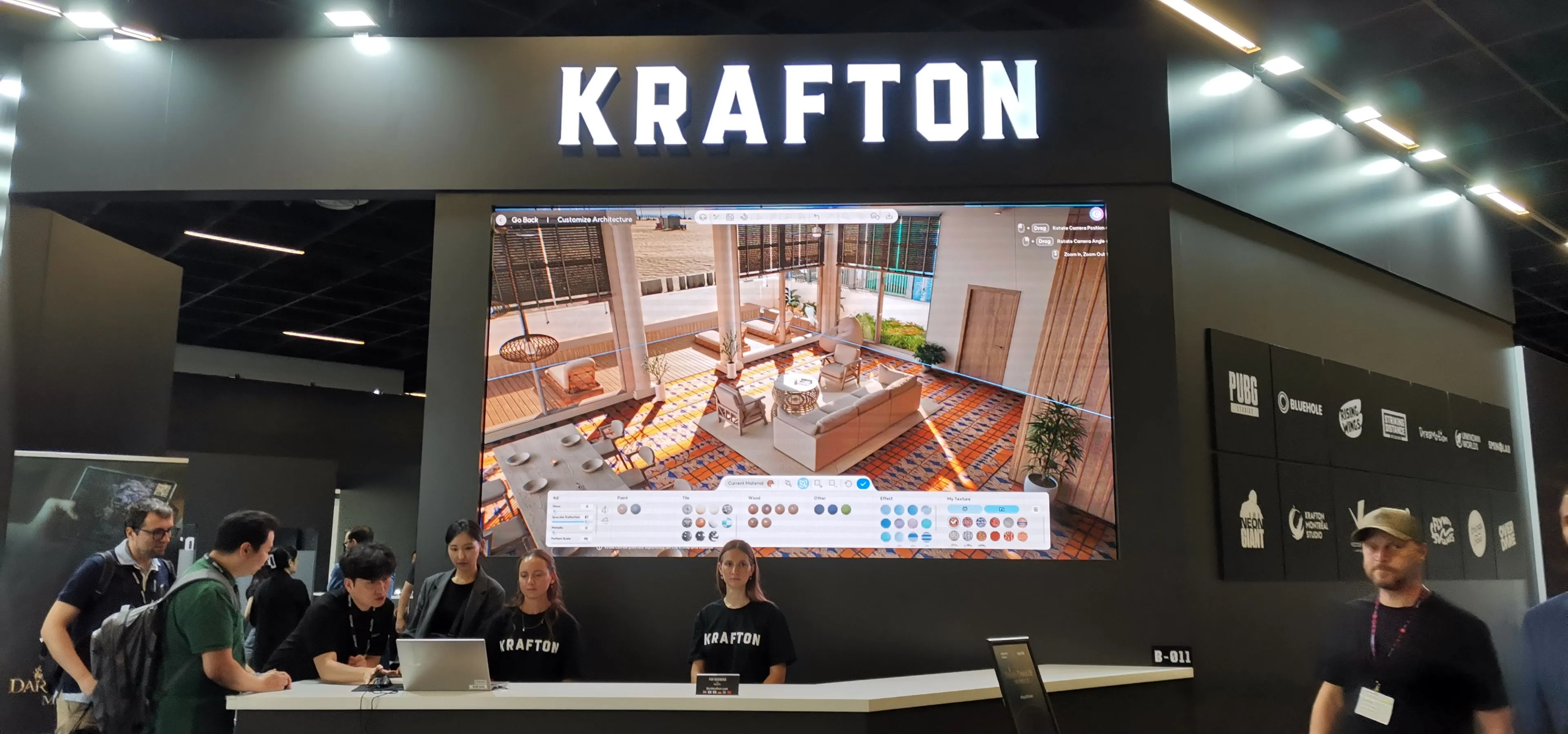 krafton booth op gamescom 2024