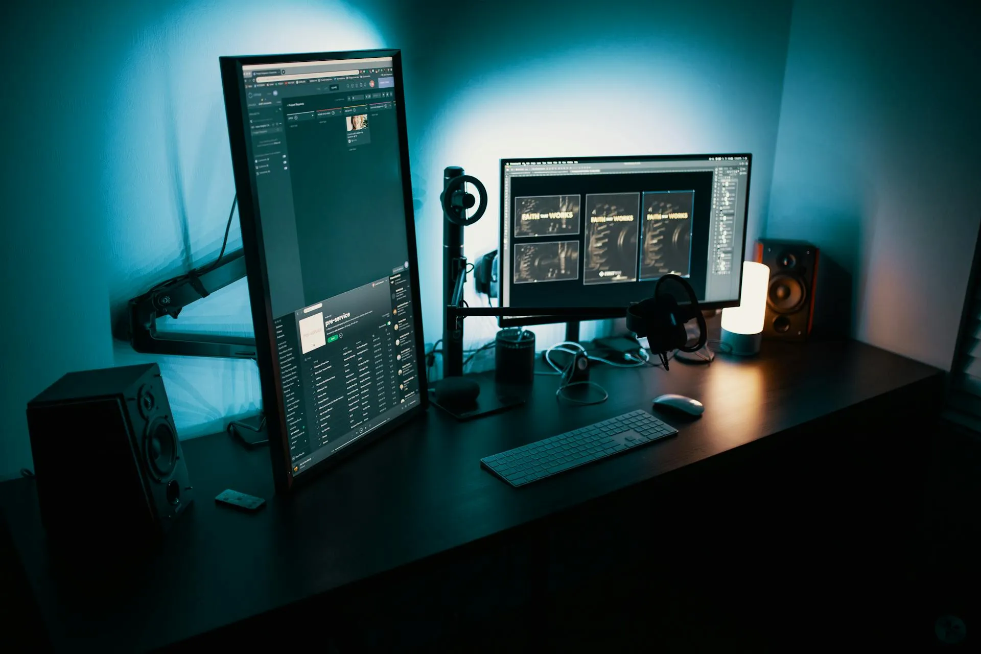 pc gaming setup