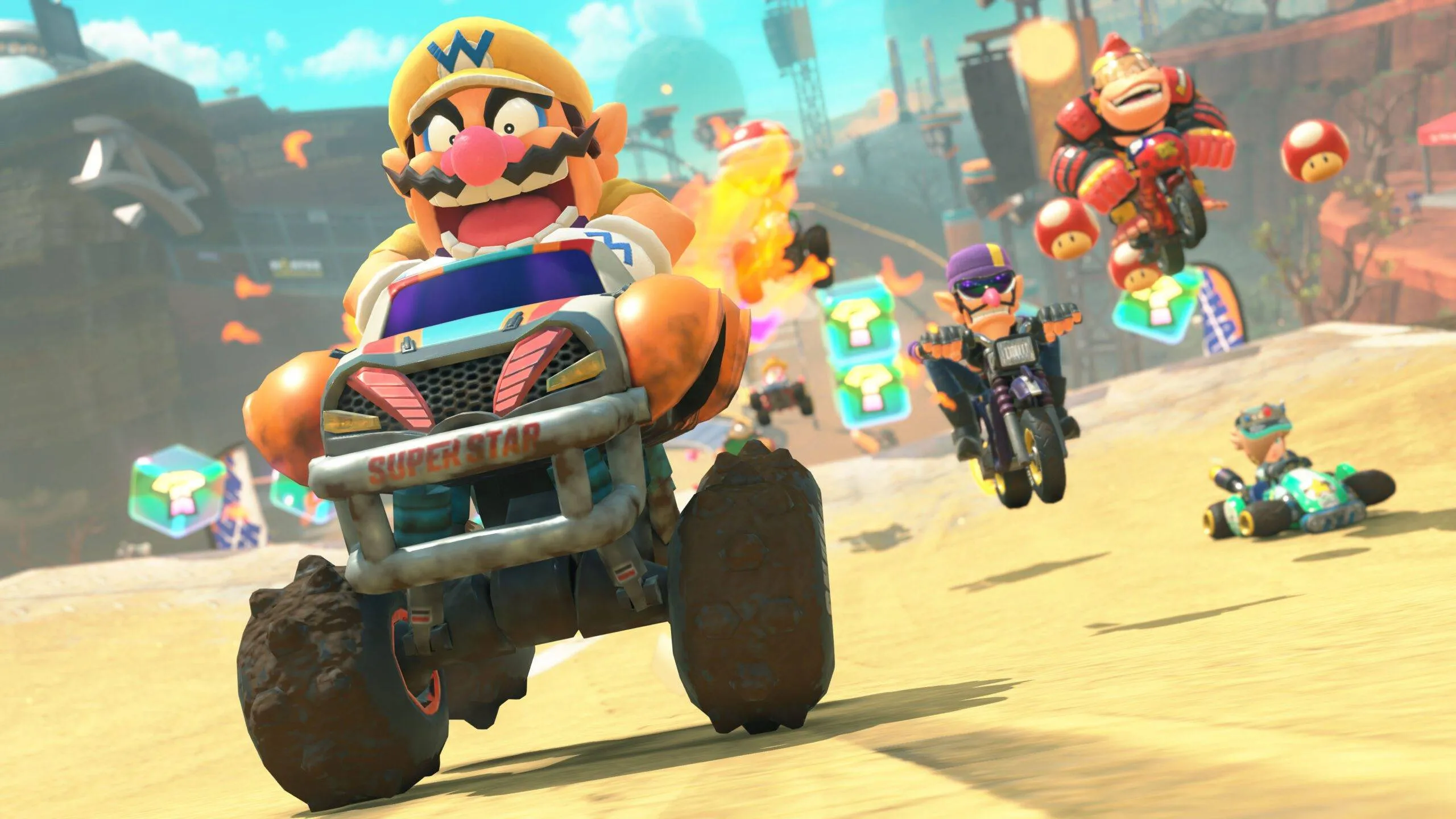 mario kart world gameplay switch 2