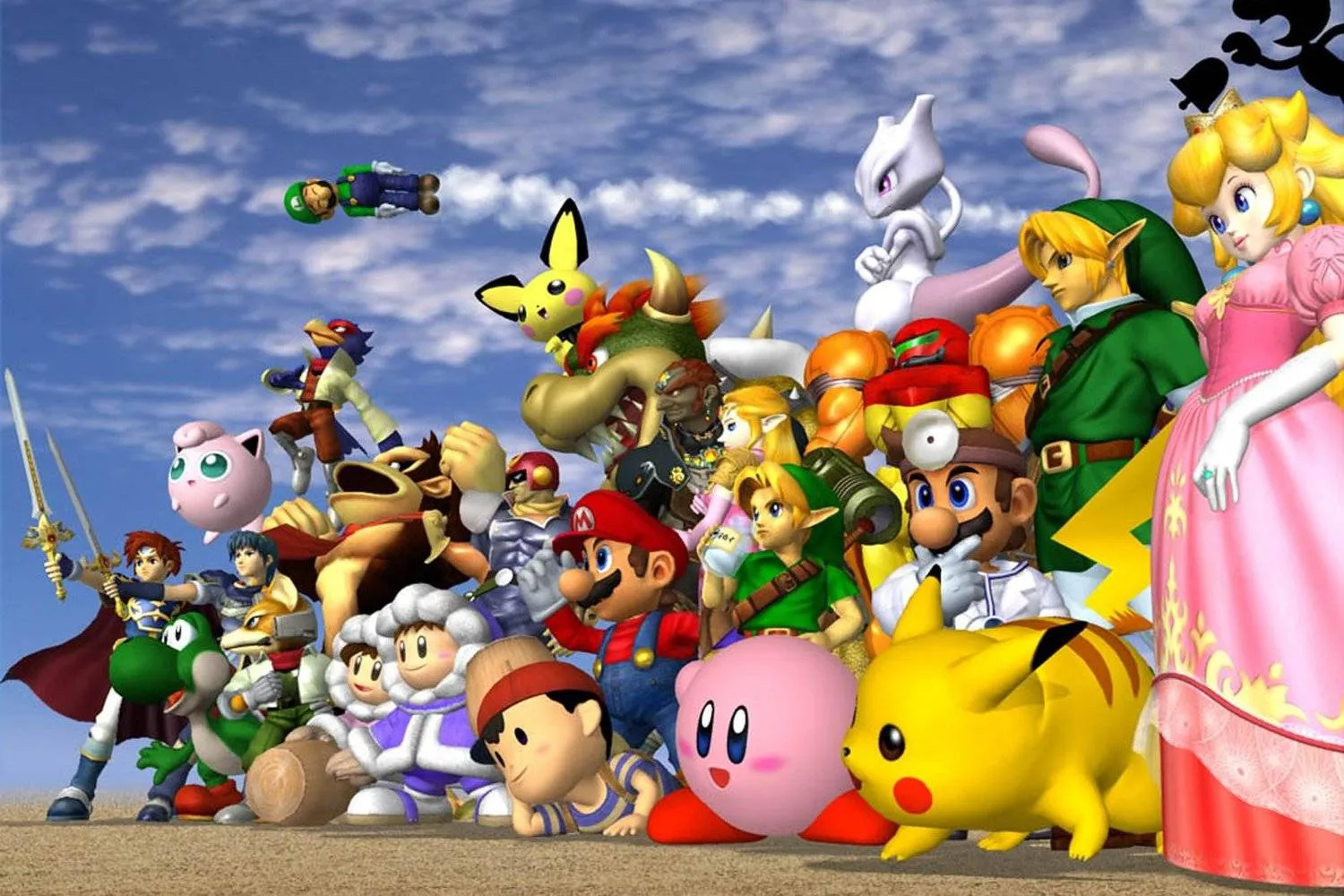super smash bros melee roster